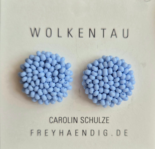 Ohr-Stecker LINNSI - Linse 22mm | Perlen 2mm