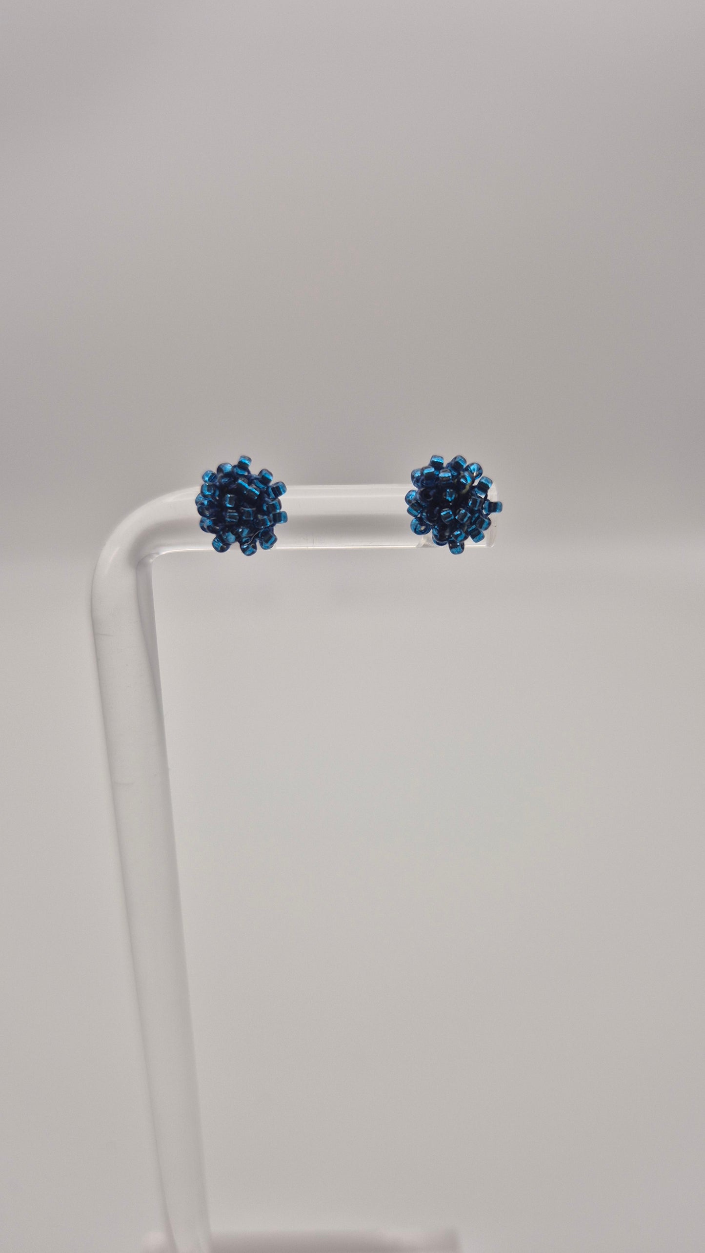 Ohr-Stecker LINNSI - Linse 6mm | Perlen 1mm