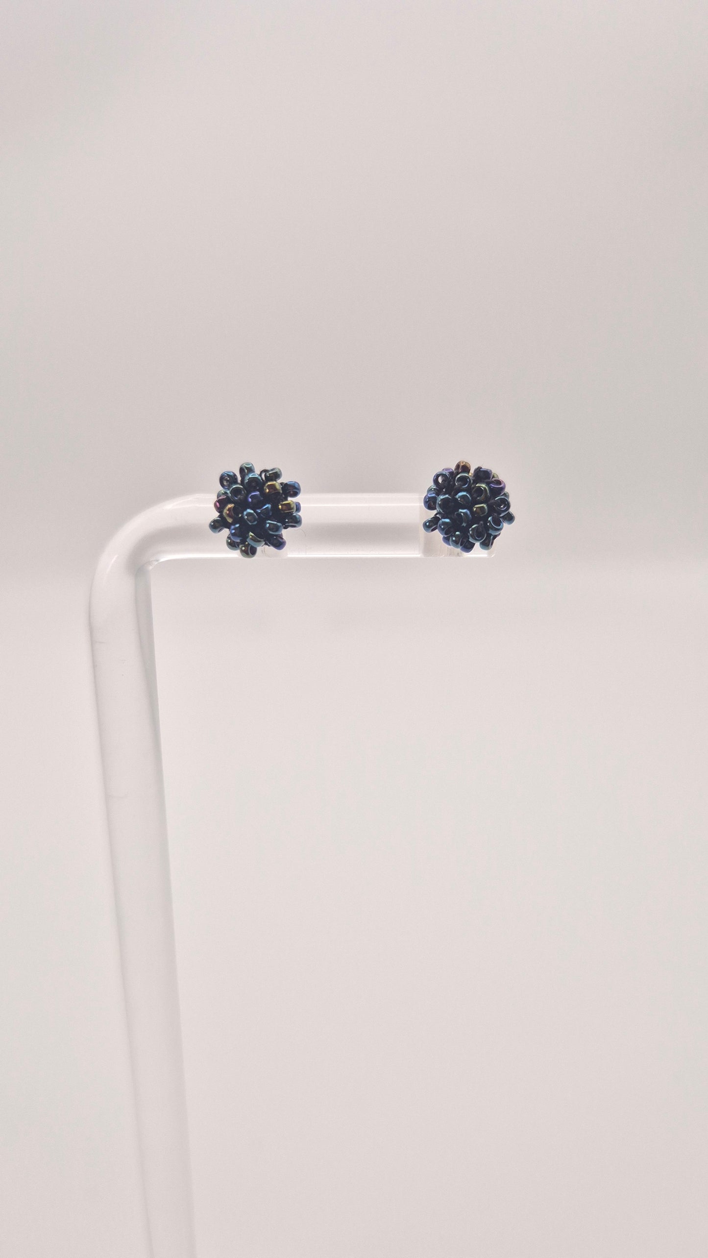 Ohr-Stecker LINNSI - Linse 6mm | Perlen 1mm