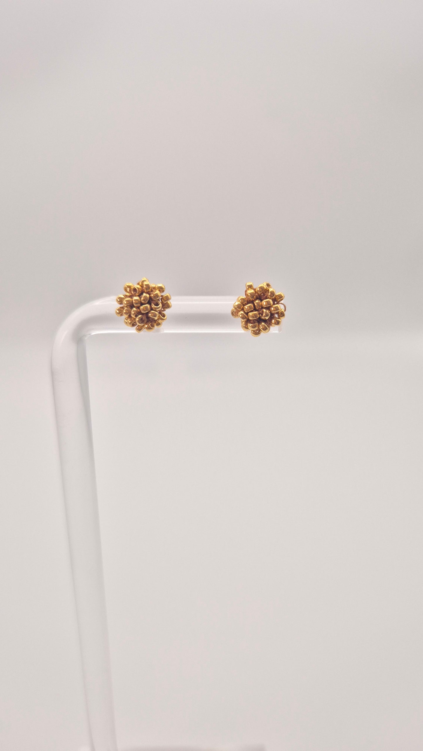 Ohr-Stecker LINNSI - Linse 6mm | Perlen 1mm