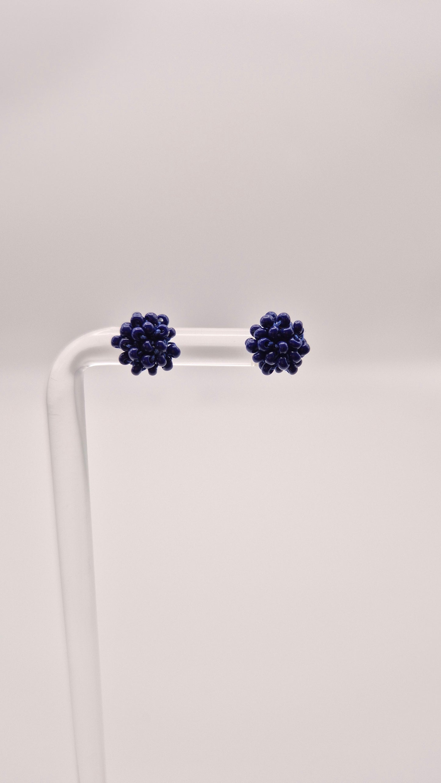 Ohr-Stecker LINNSI - Linse 8mm | Perlen 2mm