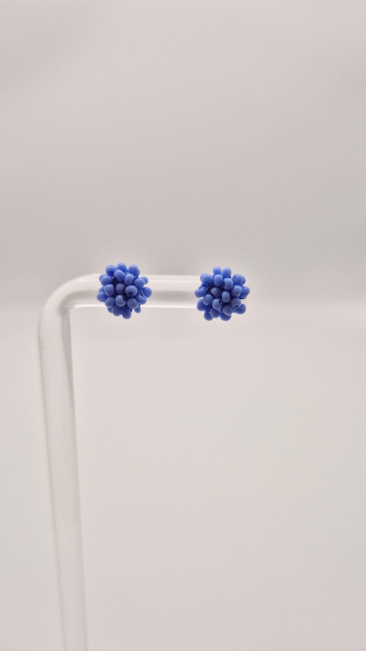 Ohr-Stecker LINNSI - Linse 8mm | Perlen 2mm