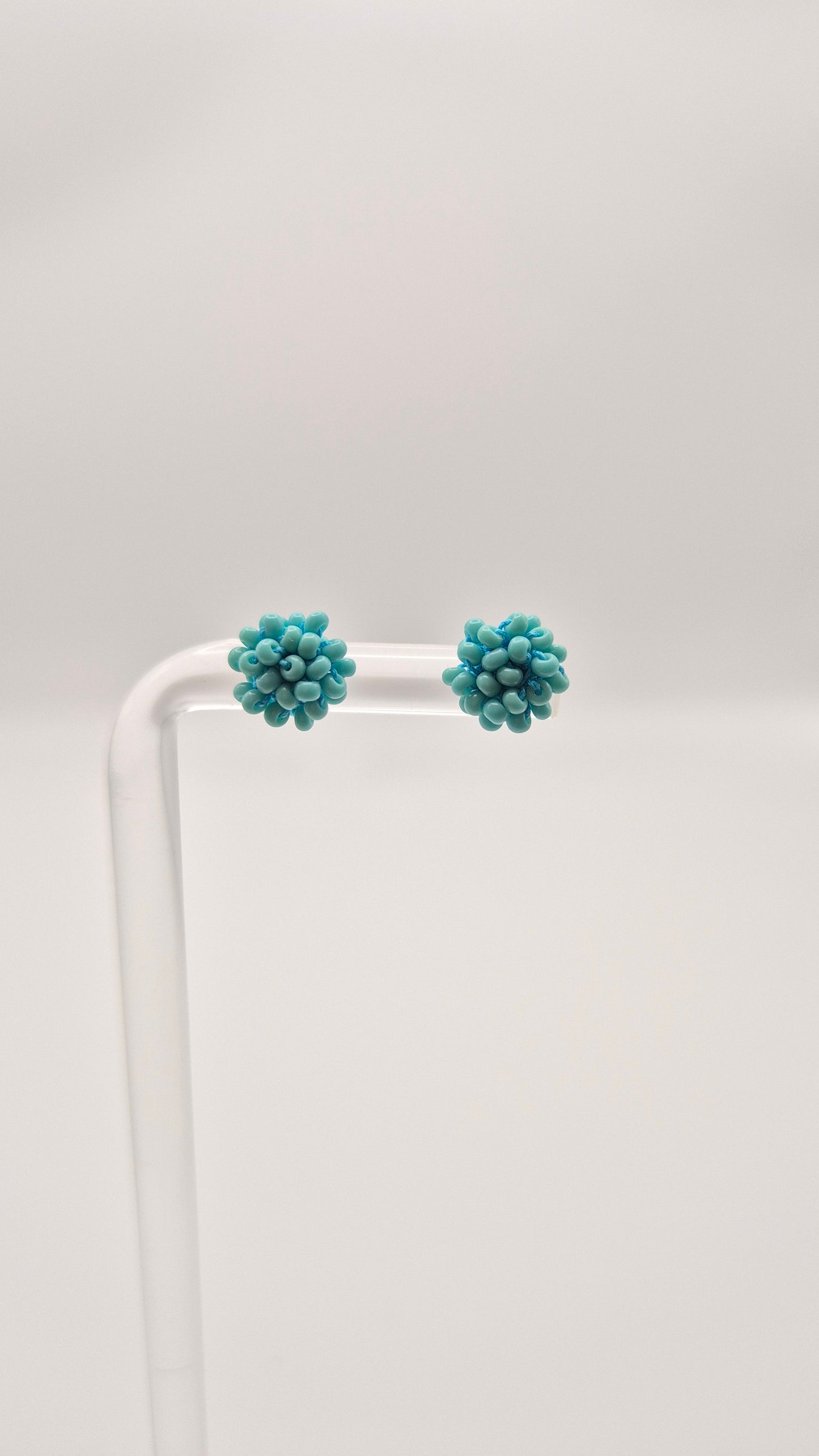 Ohr-Stecker LINNSI - Linse 8mm | Perlen 2mm