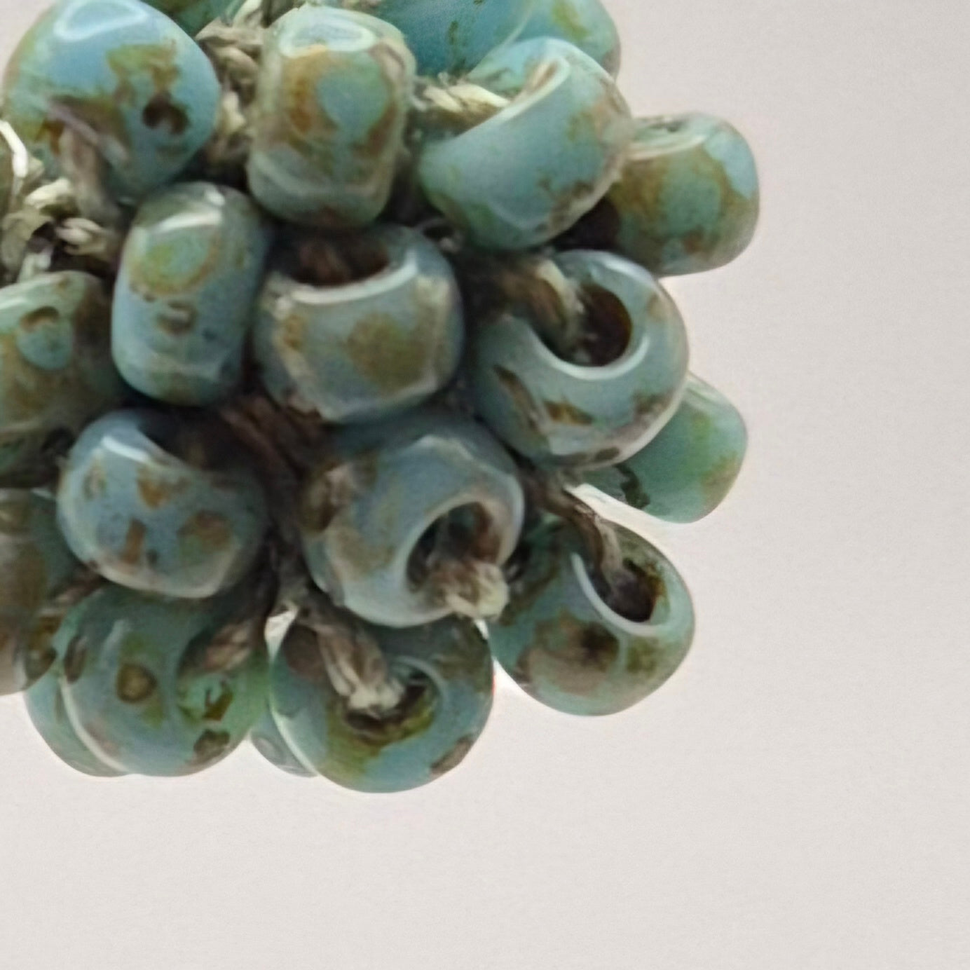 Creolen TUBE - Perlen 1mm