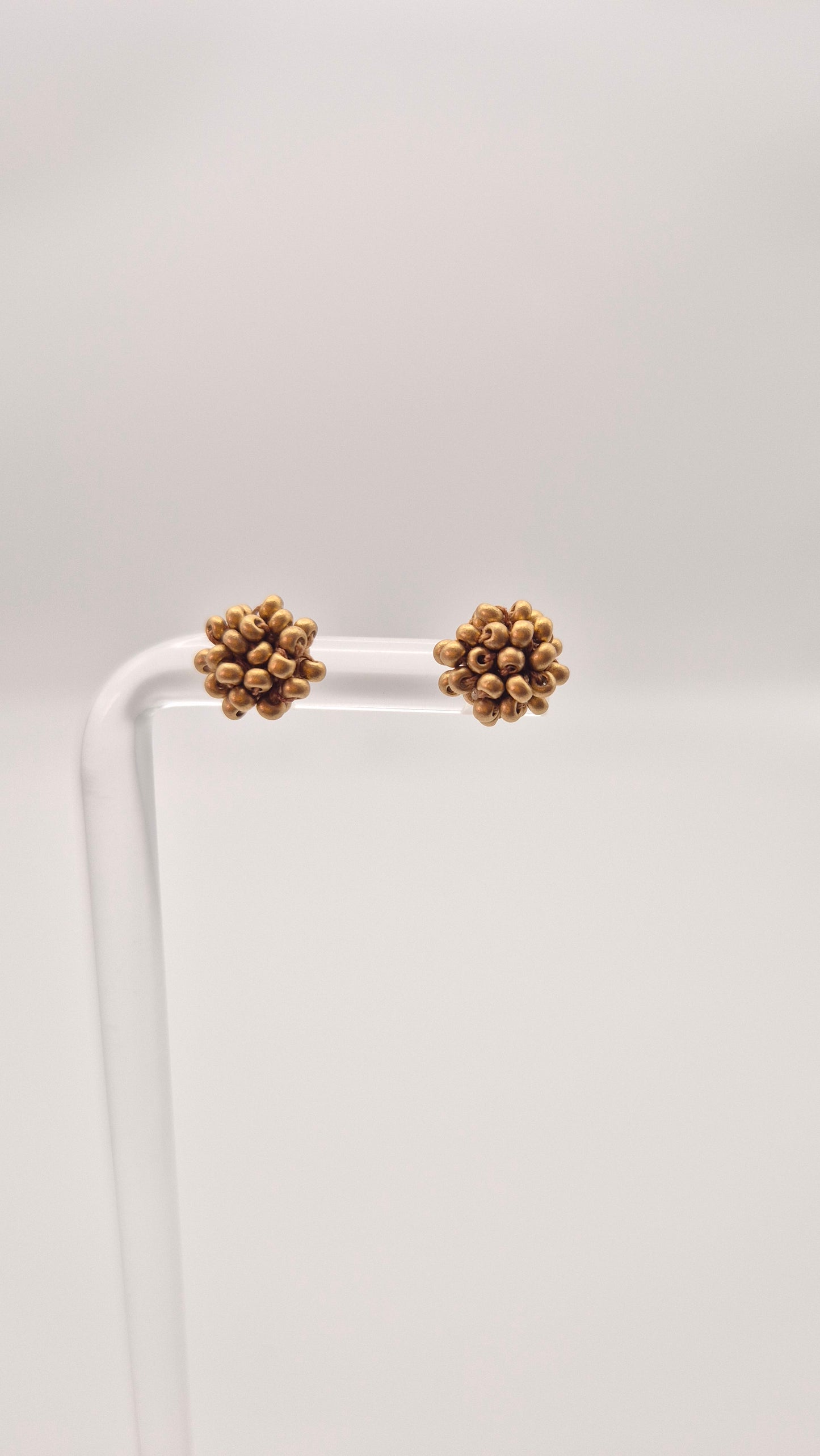 Ohr-Stecker LINNSI - Linse 8mm | Perlen 2mm