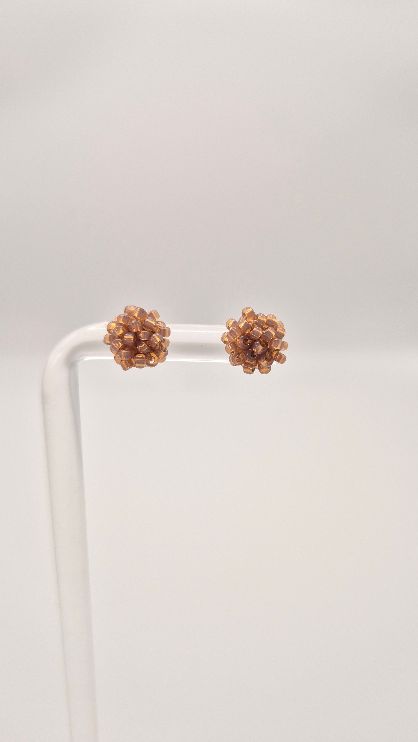 Ohr-Stecker LINNSI - Linse 8mm | Perlen 2mm