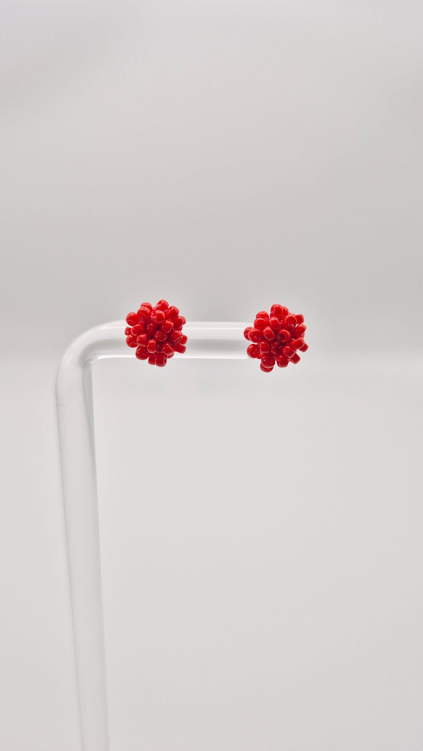 Ohr-Stecker LINNSI - Linse 8mm | Perlen 2mm