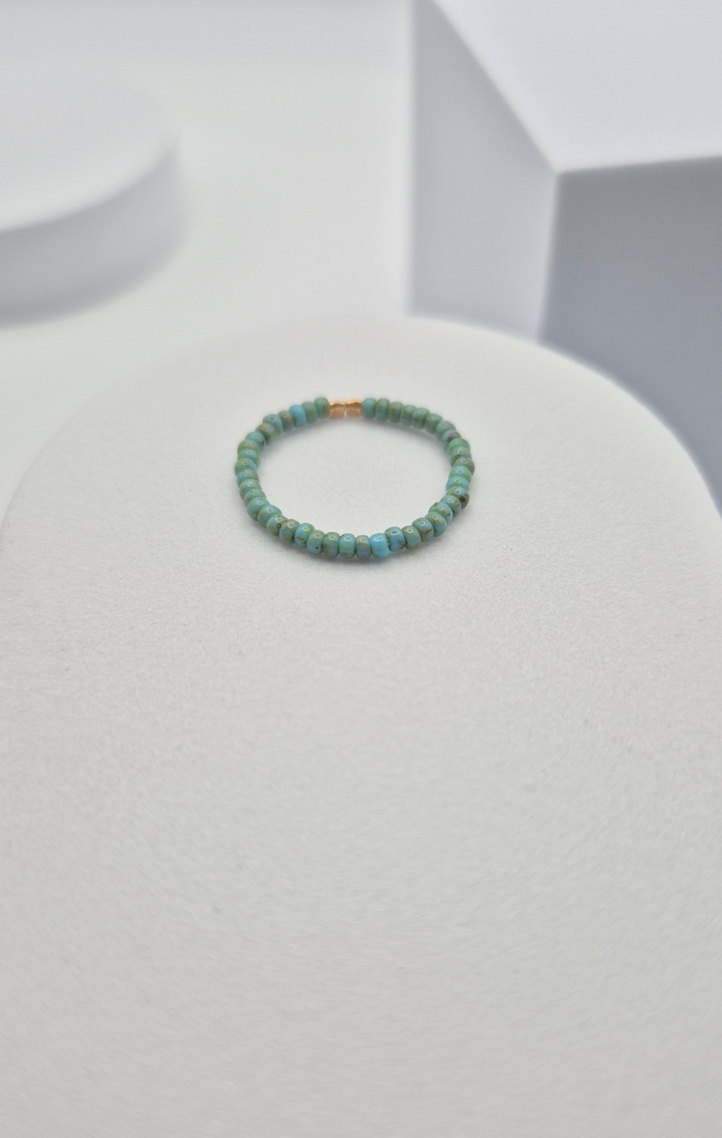 Ring RIVI - Ringgröße 49 - 53 mm Umfang | Perlen 2mm