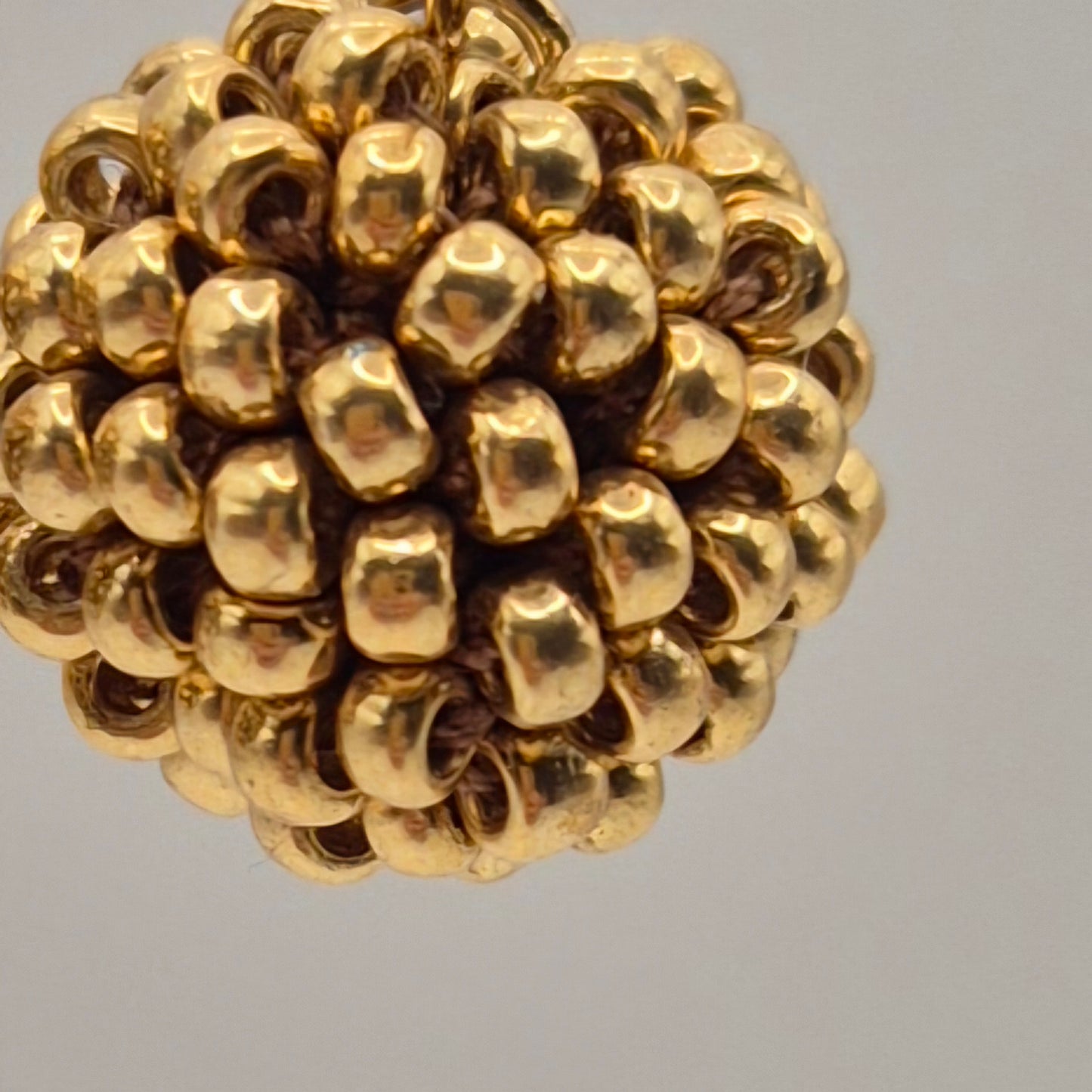 Ohr-Stecker Hänger STICK - Stäbchen 25mm | vergoldet | Perlen 1mm