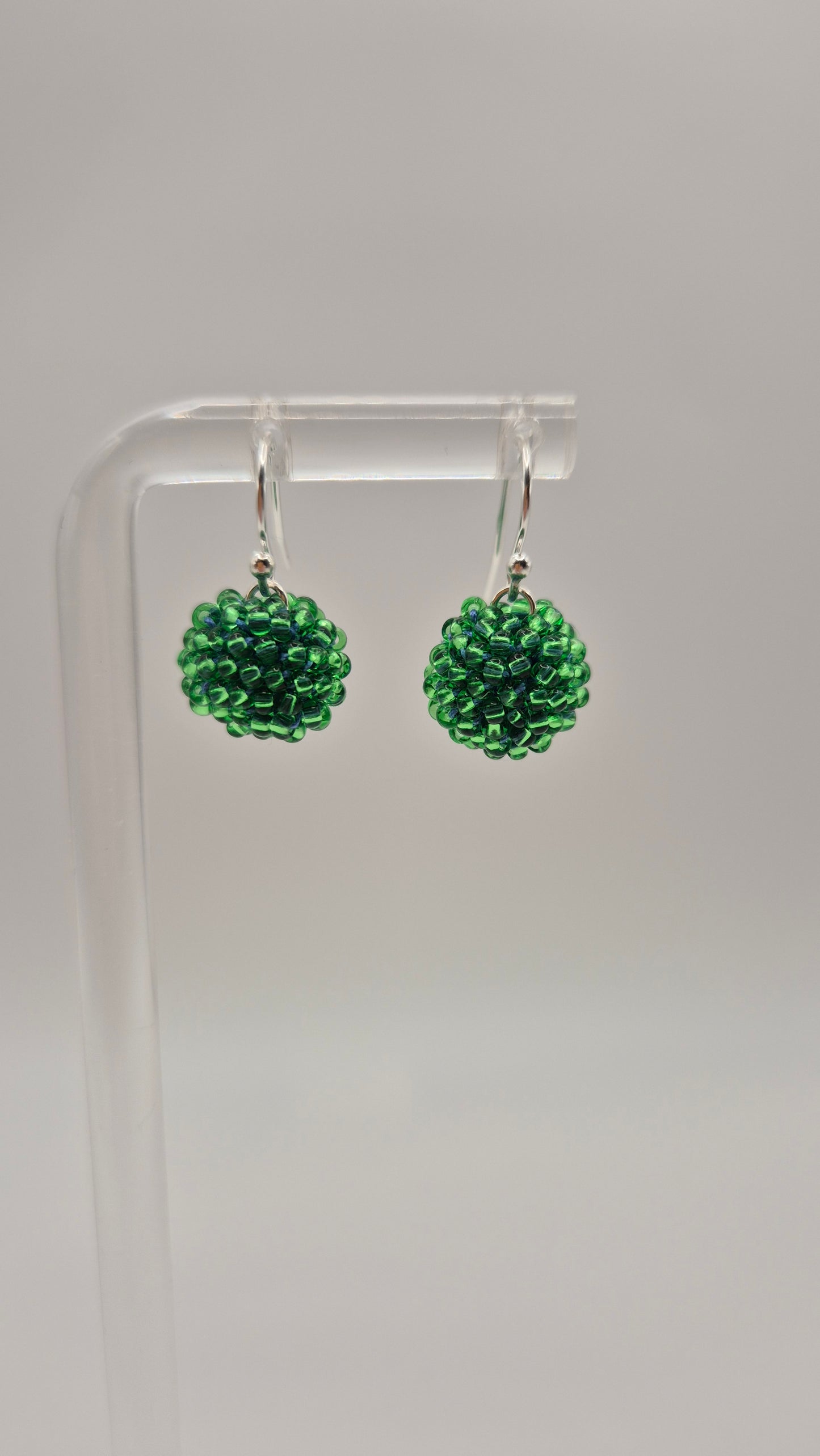 Hänger KUULA - Kugel 12mm | Silber o. Edelstahl | Perlen 2mm