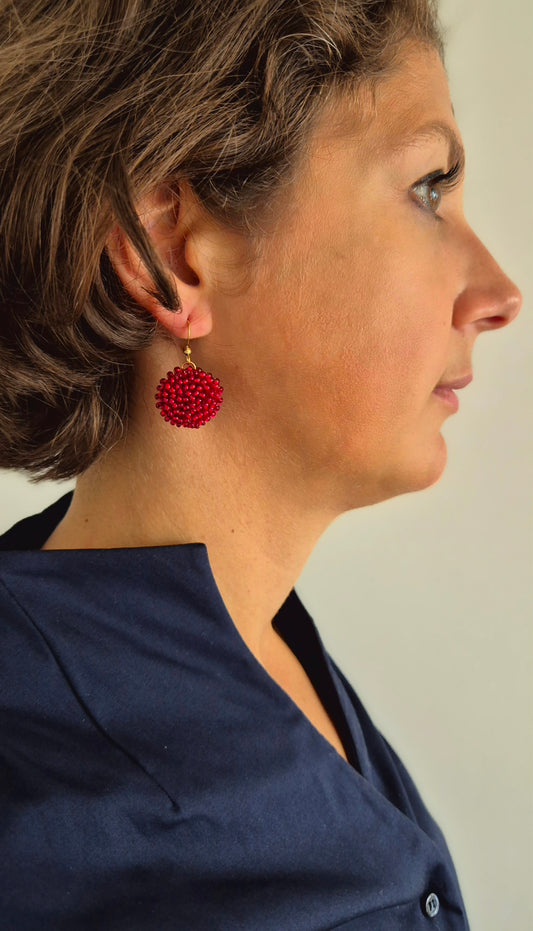 Hänger LINNSI - Linse 22mm | Perlen 3 mm