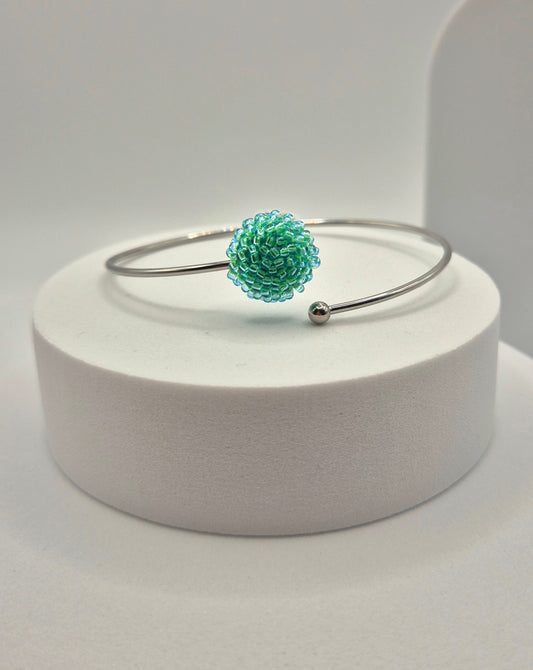 Armreif LINNSI - Linse 19 mm | Perlen 2mm