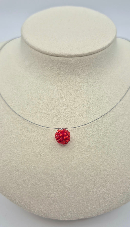 Kette KUULA- Kugel 9mm | Silber Perlen 2mm