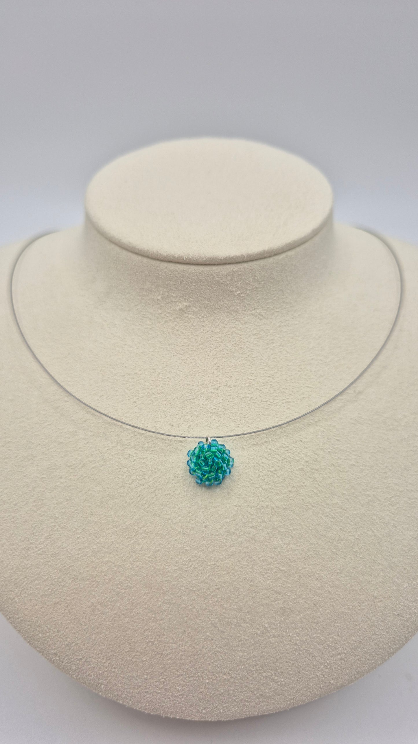 Kette LINNSI - Linse 10mm | Silber Perlen 2mm