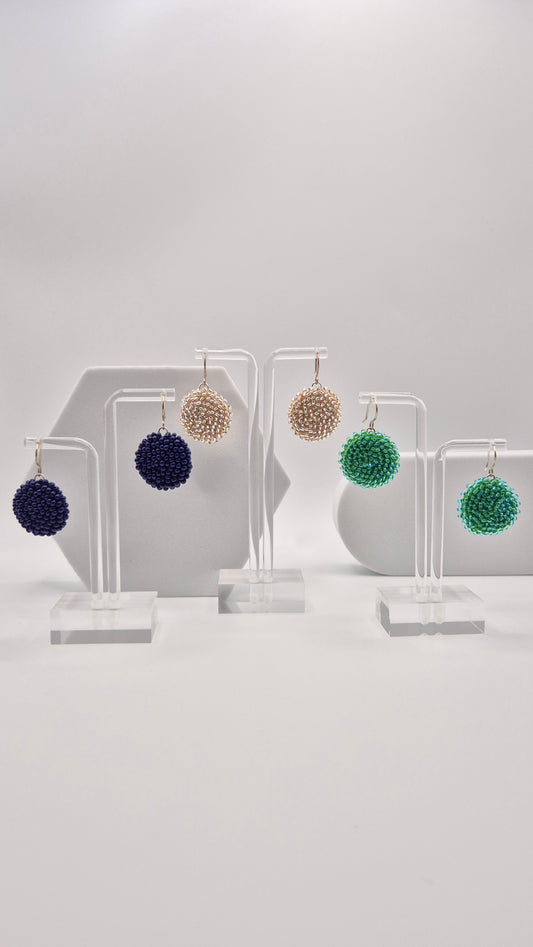 Hänger LINNSI - Linse 27 mm | Perlen 3 mm