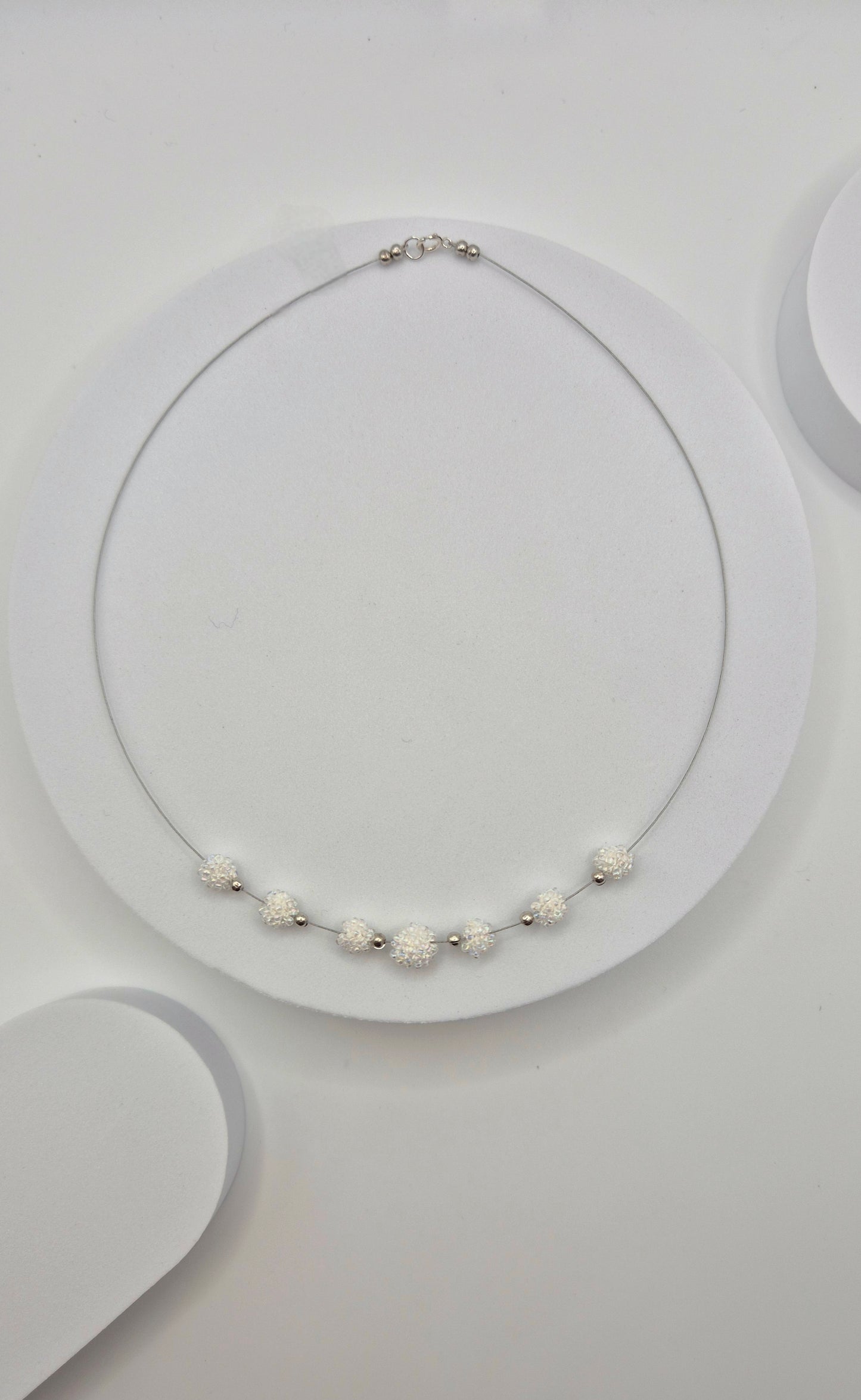 Kette KUULA - Kugeln 7-9 mm | Silber | Perlen 2mm