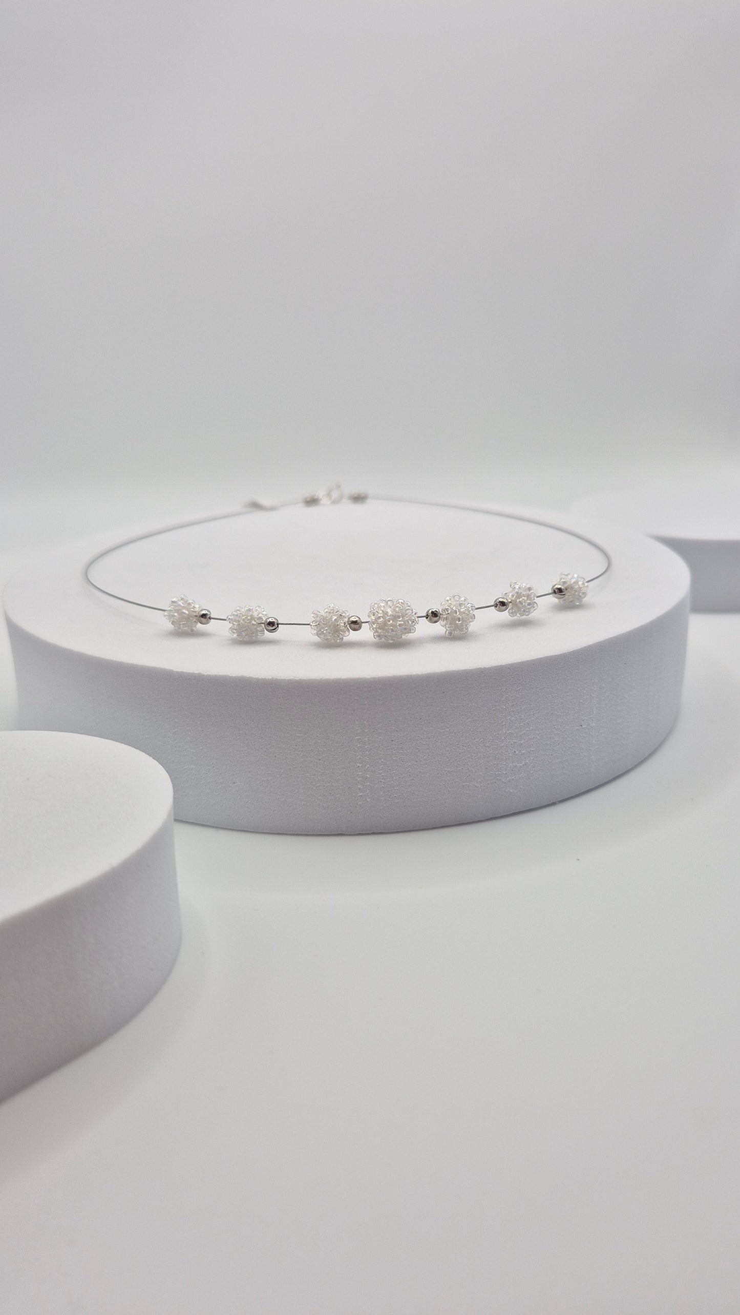 Kette KUULA - Kugeln 7-9 mm | Silber | Perlen 2mm