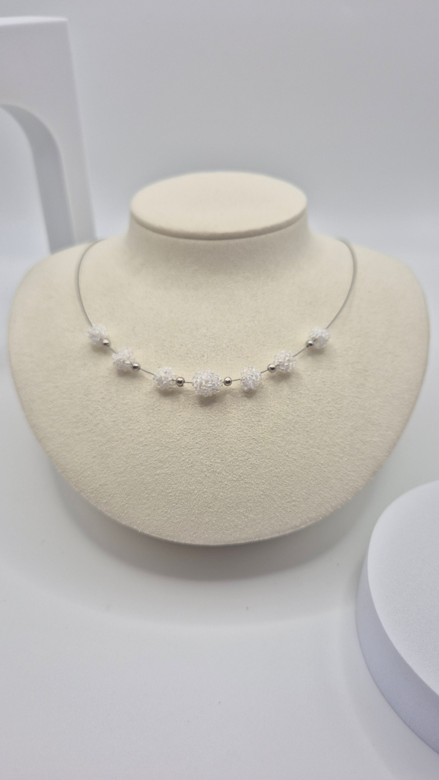 Kette KUULA - Kugeln 7-9 mm | Silber | Perlen 2mm