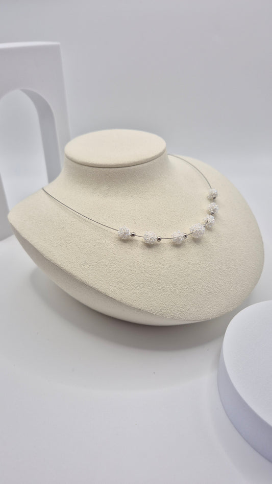 Kette KUULA - Kugeln 7-9 mm | Silber | Perlen 2mm