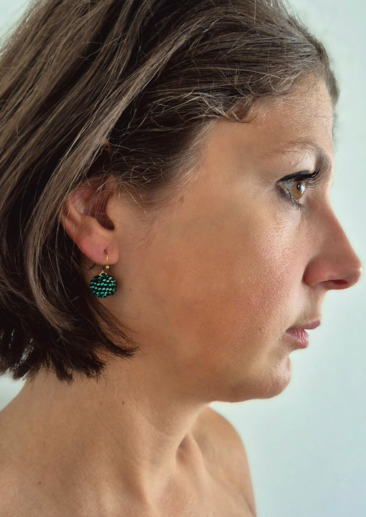 Hänger KUULA - Kugel 12mm | vergoldet | Perlen 2mm