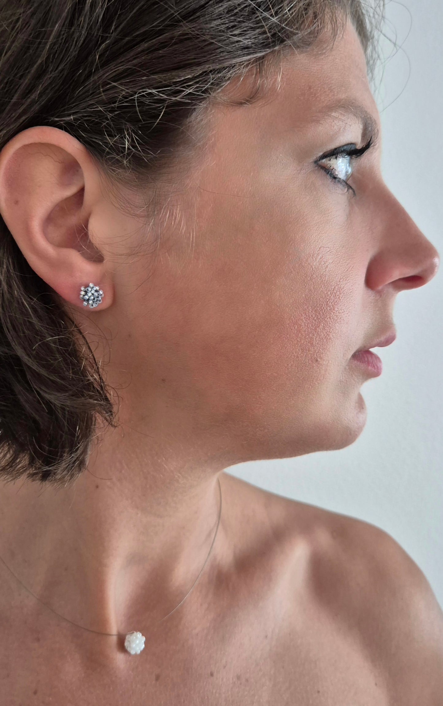 Kette KUULA- Kugel 9mm | Silber Perlen 2mm