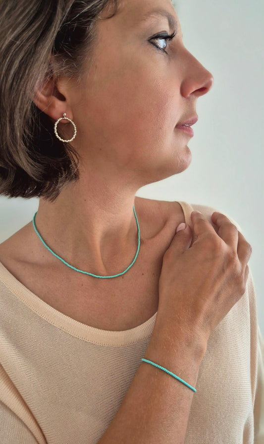 Kette RIVI | elastic | Perlen 2mm