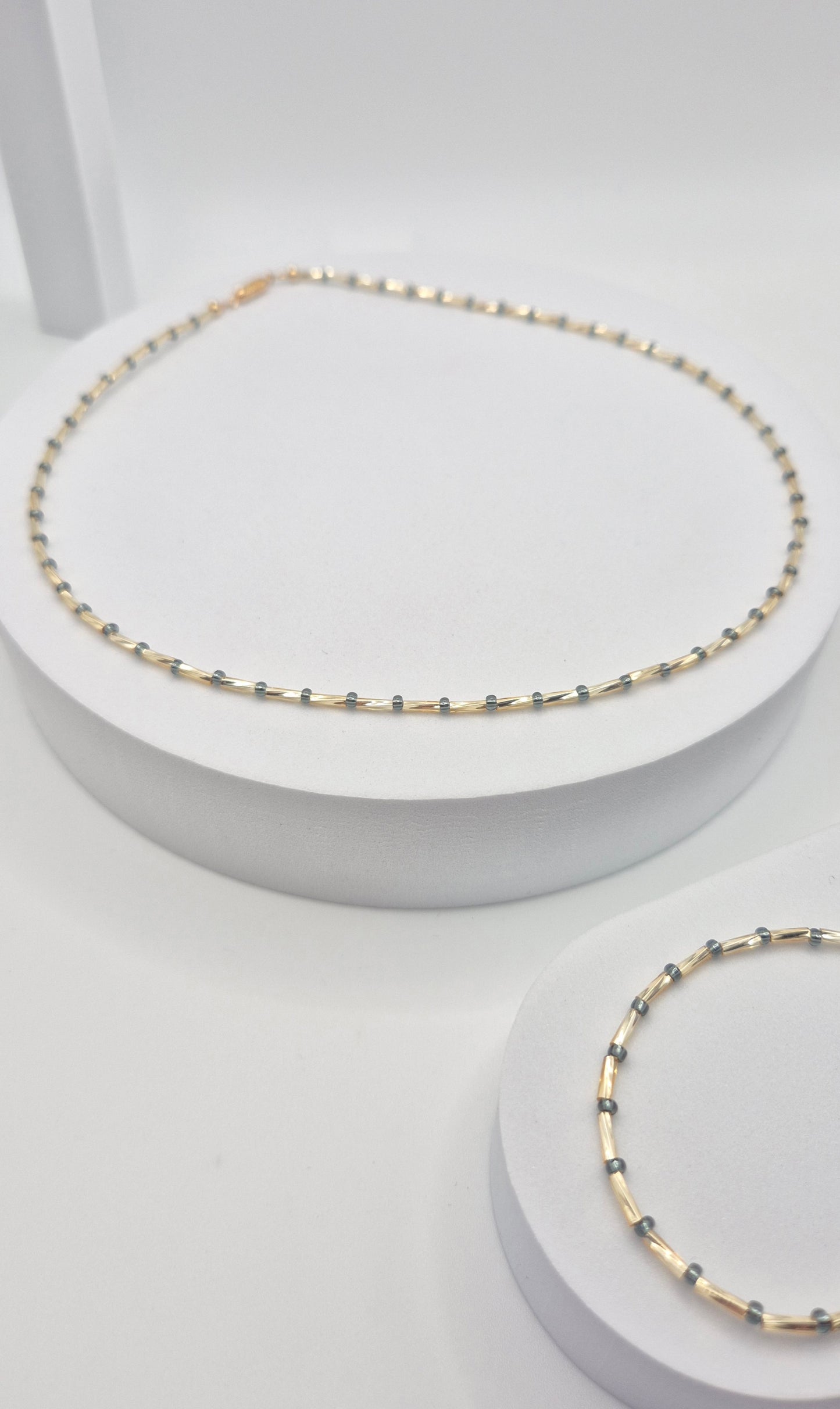 Halskette RIVI STICK | Perlen 2mm