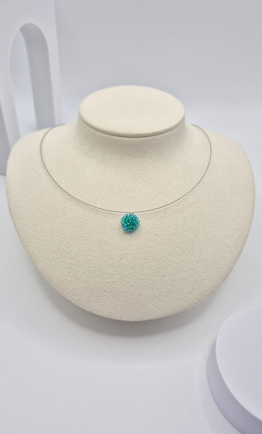 Kette LINNSI - Linse 10mm | Silber Perlen 2mm