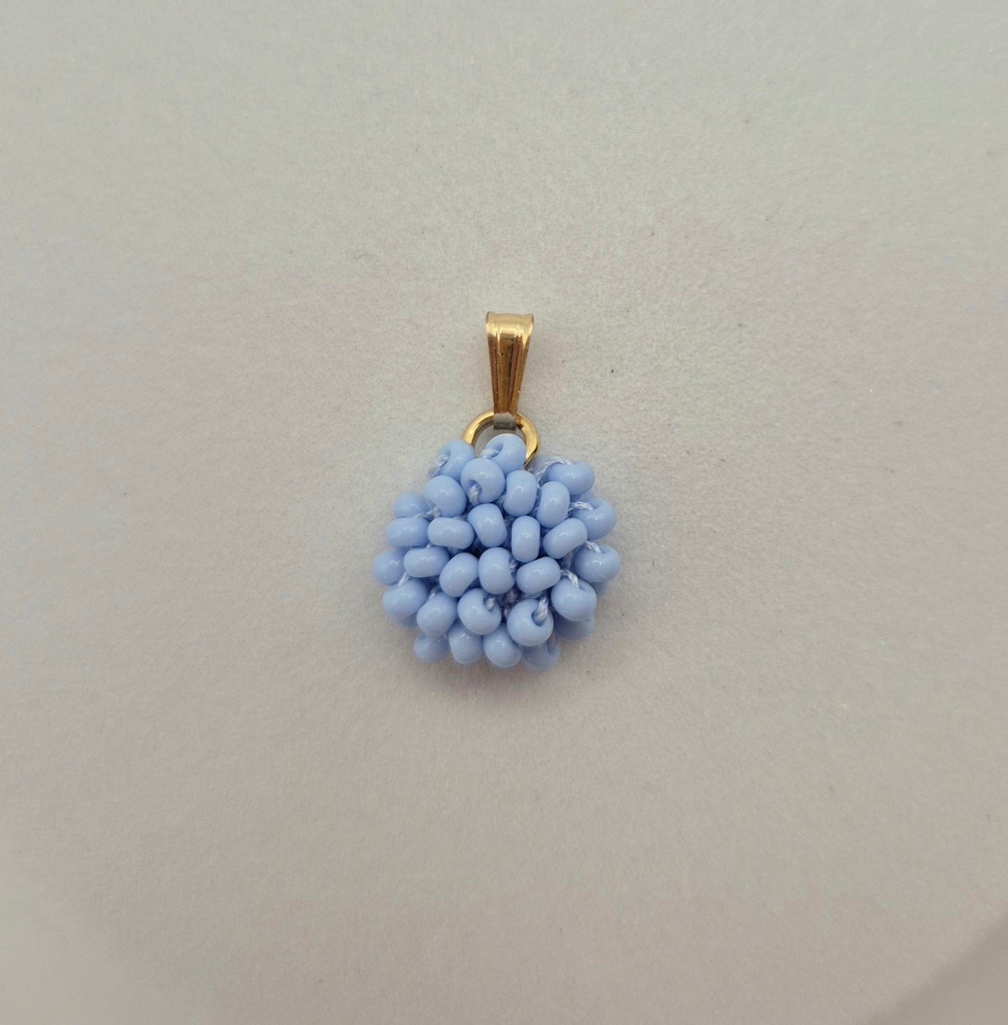 Kettenanhänger LINNSI - Linse 10 mm | Perlen 2mm