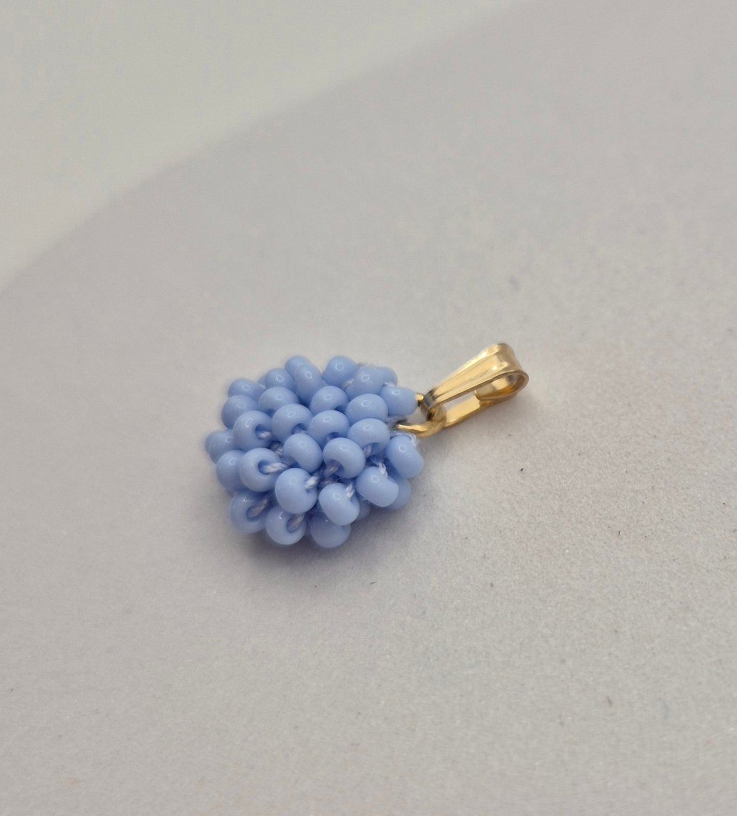 Kettenanhänger LINNSI - Linse 10 mm | Perlen 2mm
