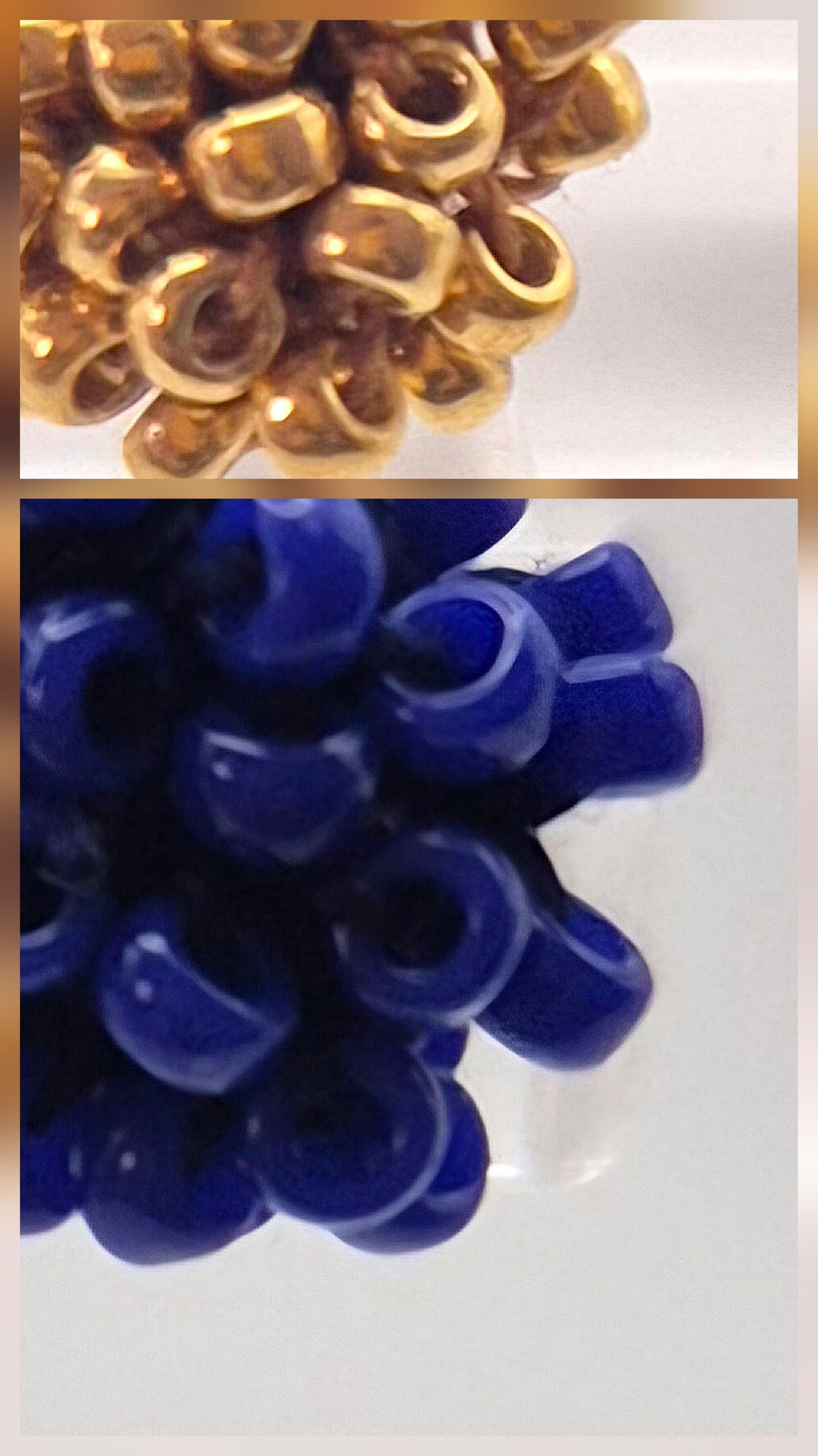 Ring LINNSI 2 - Linse 7 mm | Perlen 1mm