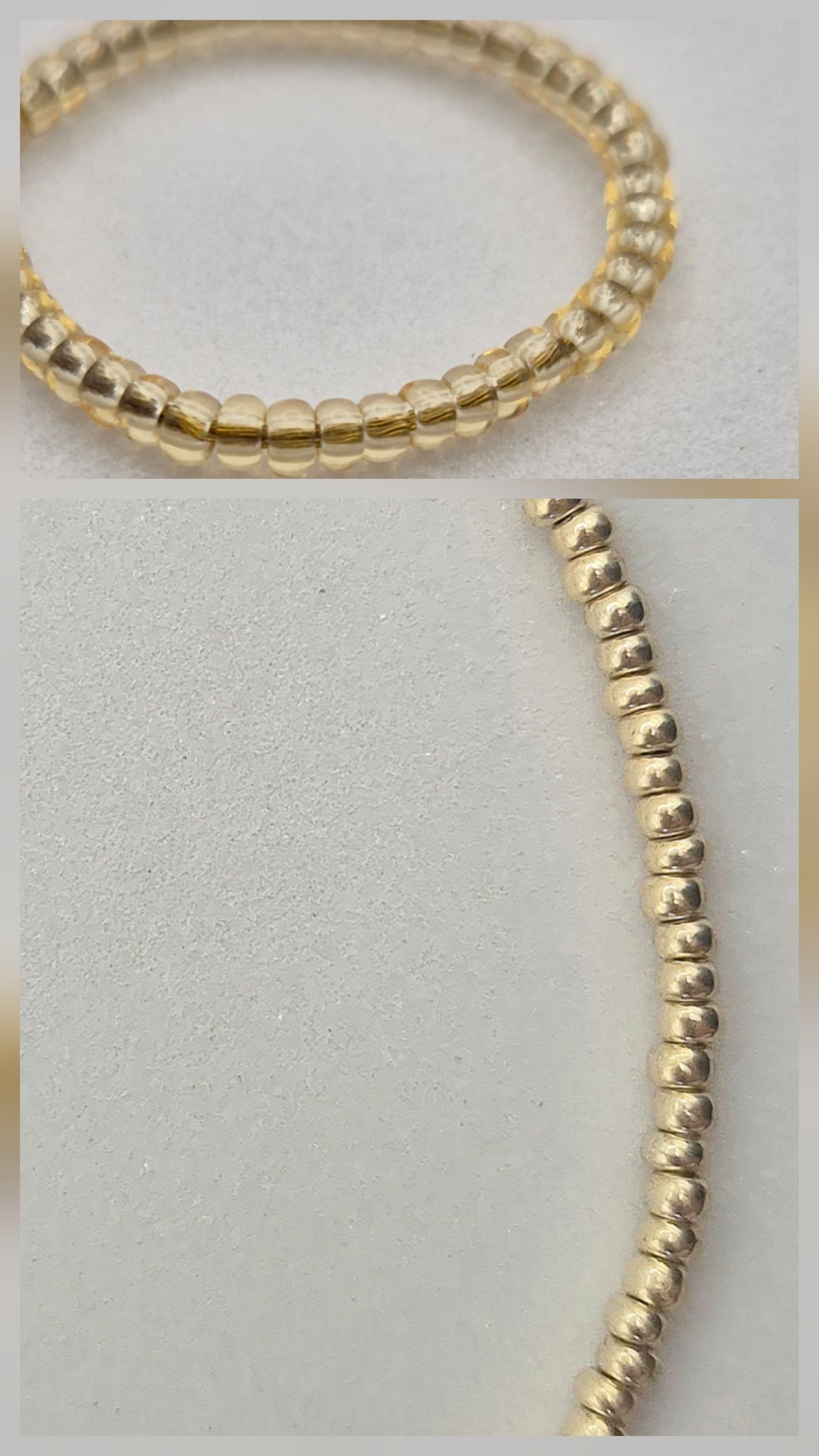 Ohr-Stecker Hänger DROPS | Tropfen 40mm | Perlen 2mm