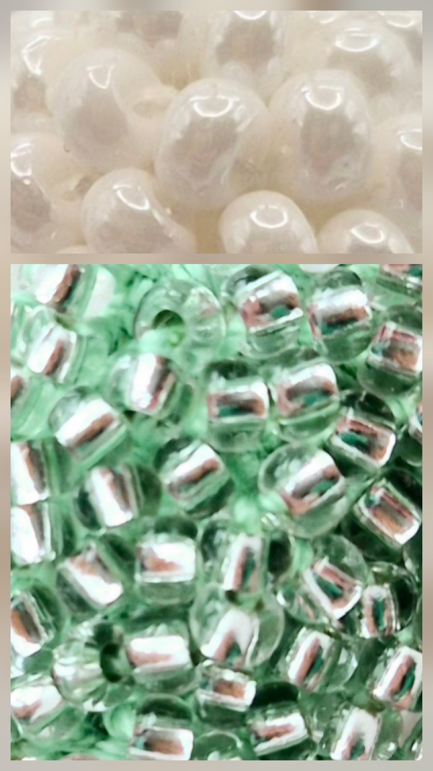 Halskette TUBE 2 - Breite 13mm | Perlen 2,5mm
