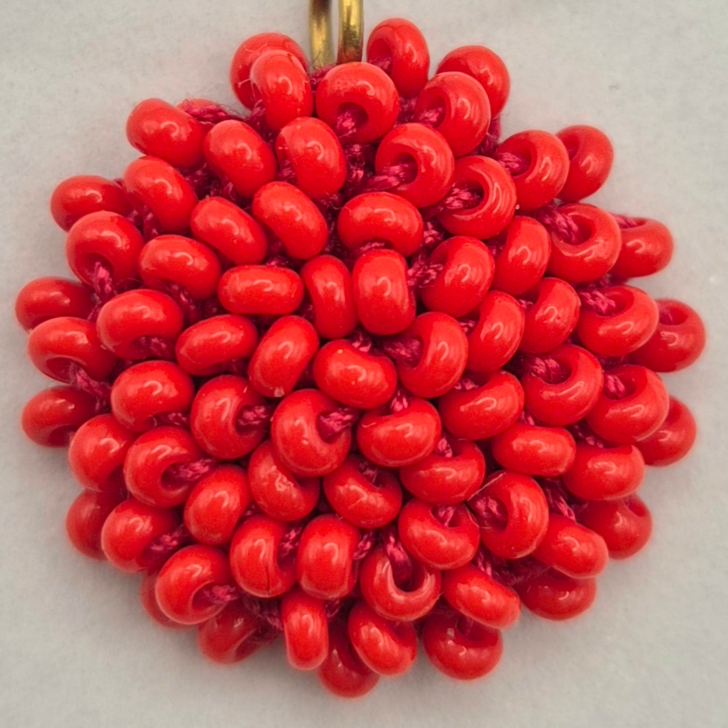 Hänger LINNSI - Linse 22mm | Perlen 3 mm