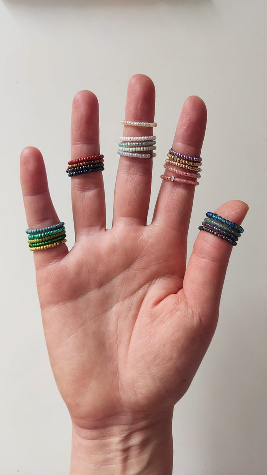 Ring RIVI - elastic| Perlen 2mm