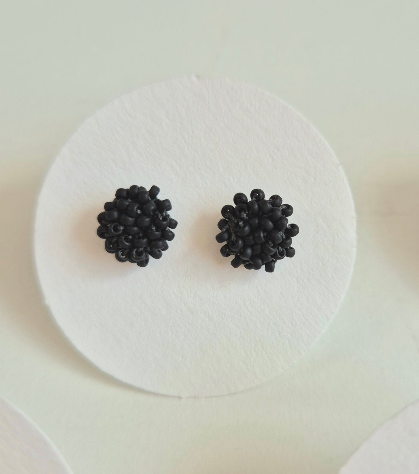 Ohr-Stecker LINNSI - Linse 8mm | Perlen 1mm