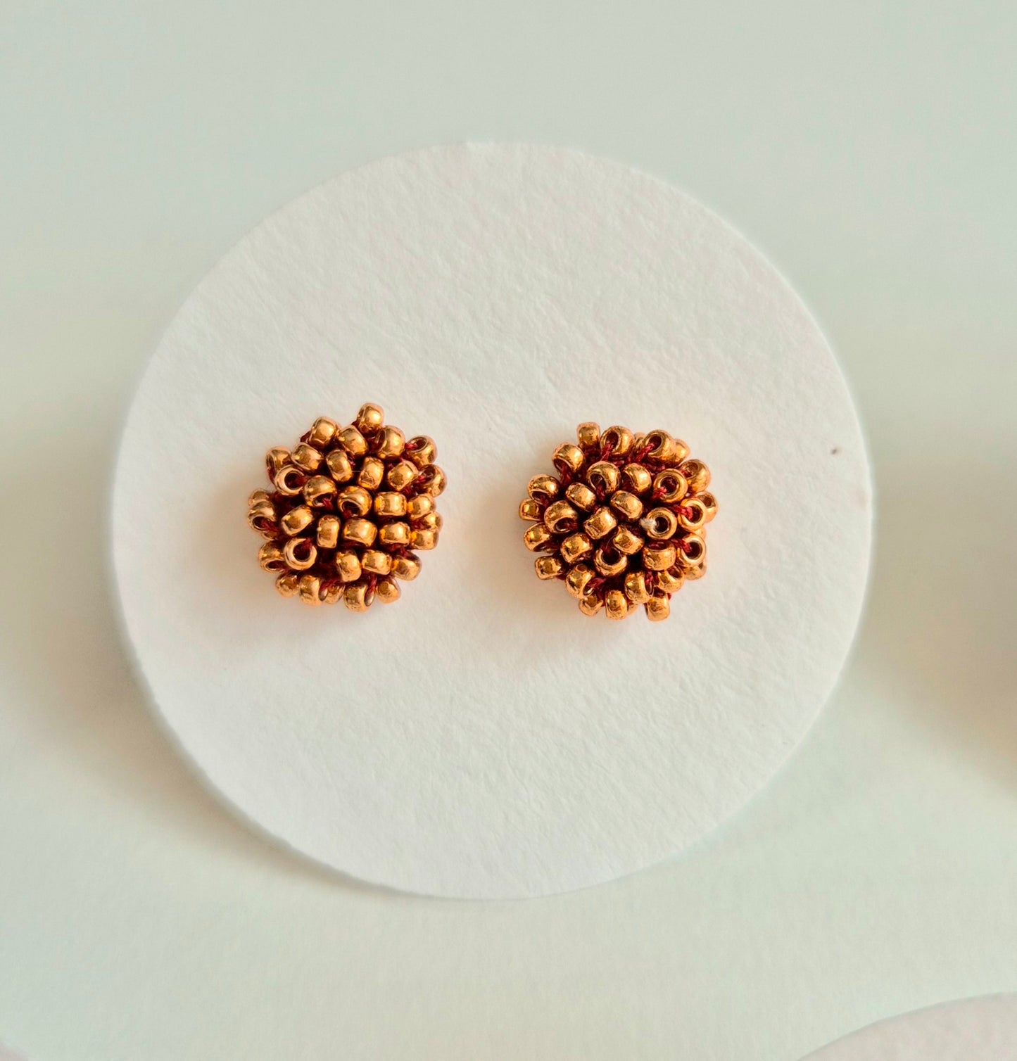 Ohr-Stecker LINNSI - Linse 8mm | Perlen 1mm