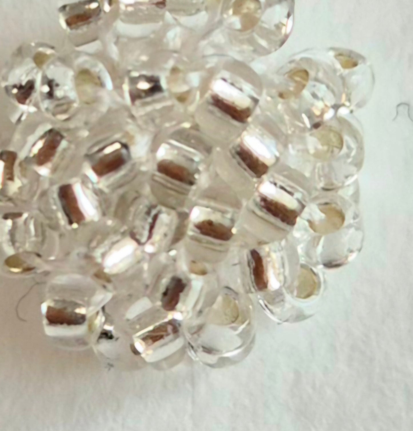 Halskette TUBE - Breite 13mm | Perlen 2,5mm