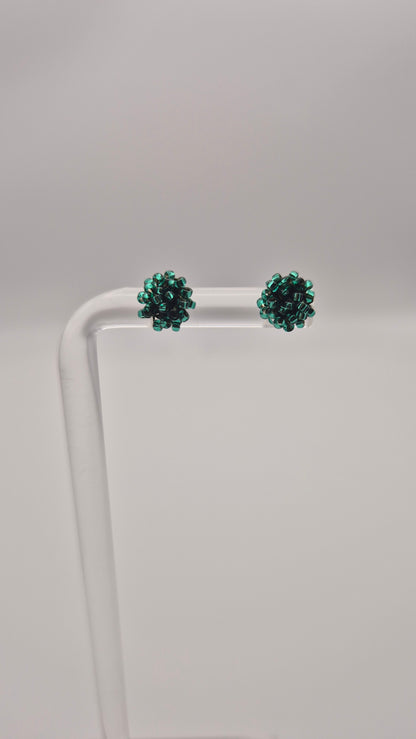 Ohr-Stecker LINNSI - Linse 6mm | Perlen 1mm