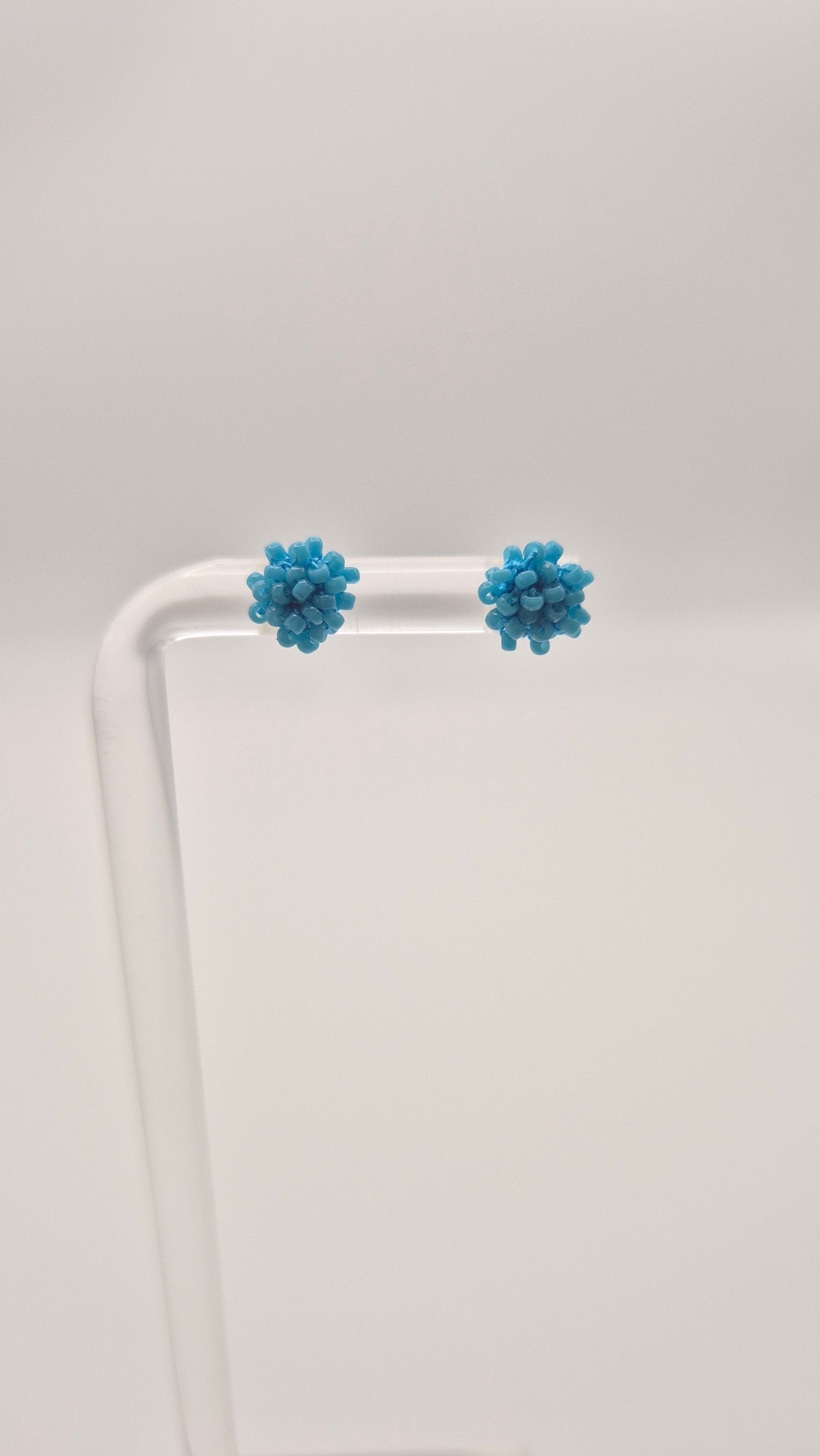 Ohr-Stecker LINNSI - Linse 6mm | Perlen 1mm