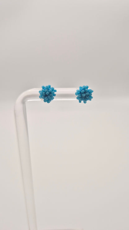 Ohr-Stecker LINNSI - Linse 6mm | Perlen 1mm
