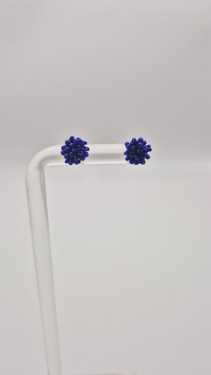 Ohr-Stecker LINNSI - Linse 6mm | Perlen 1mm