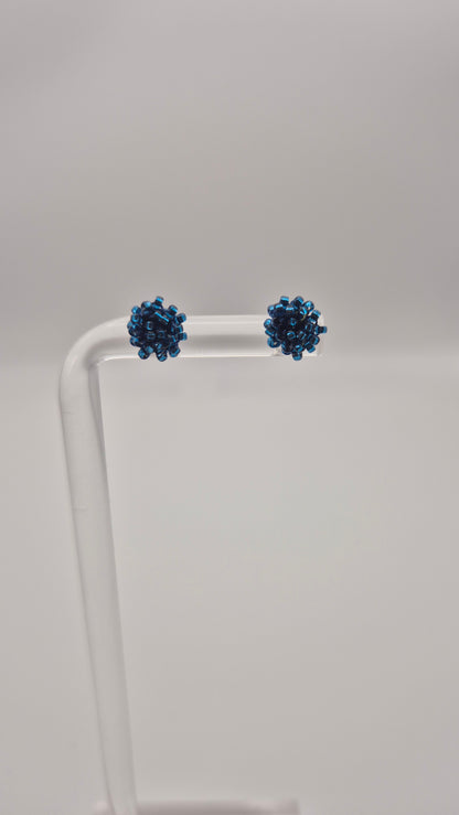 Ohr-Stecker LINNSI - Linse 6mm | Perlen 1mm