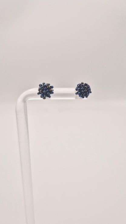 Ohr-Stecker LINNSI - Linse 6mm | Perlen 1mm