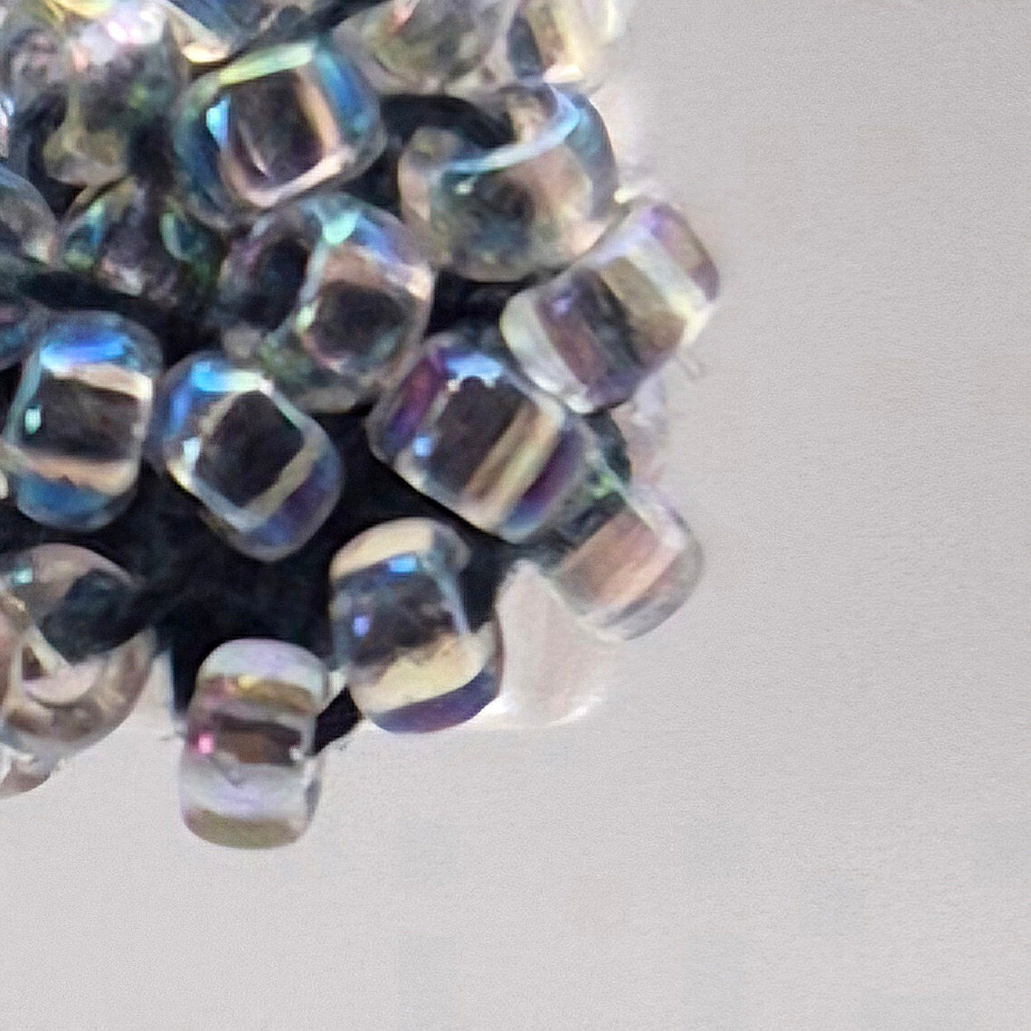 Ohr-Stecker Hänger LINNSI - Linse 10mm | Silber | Perlen 1mm