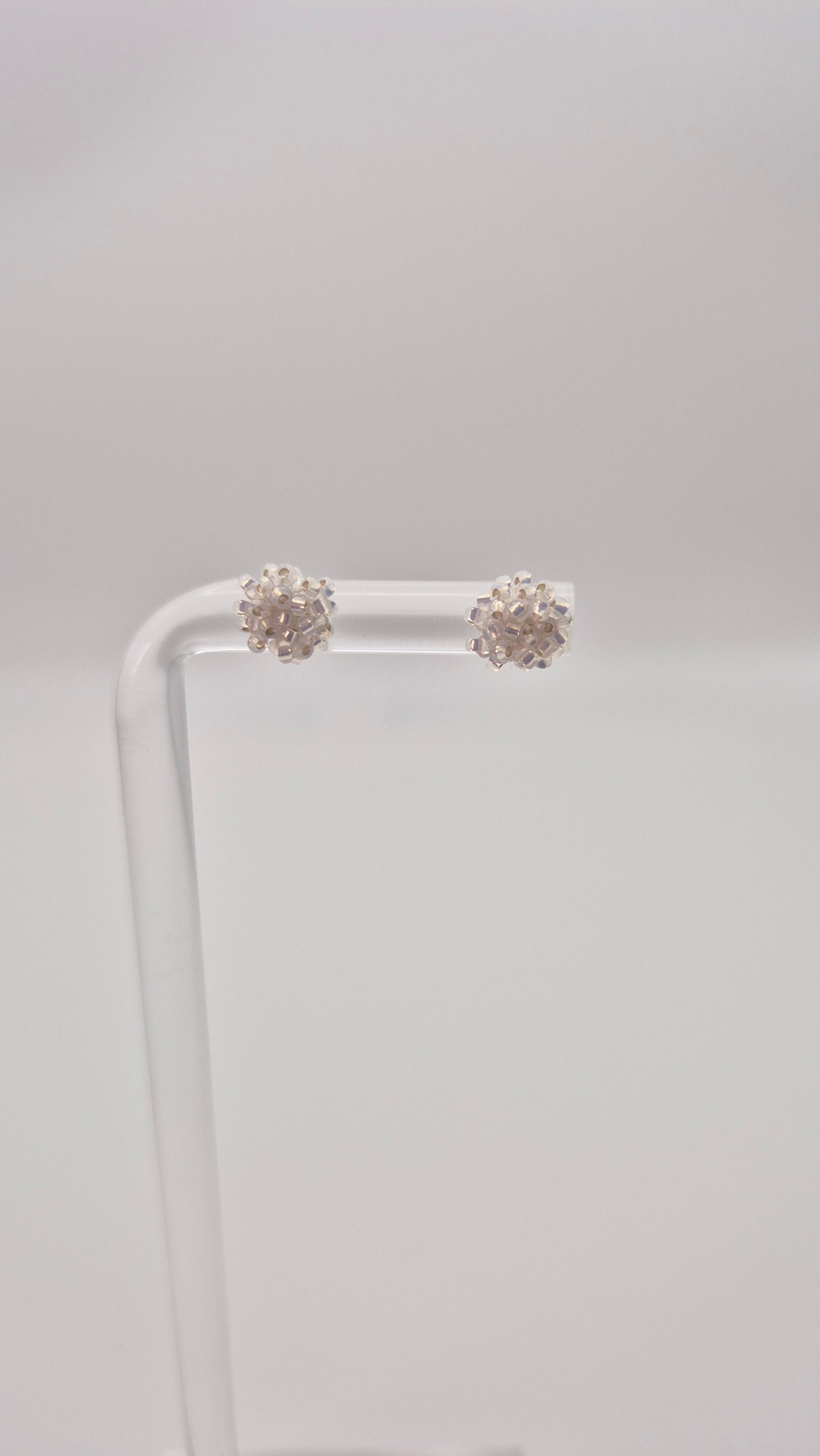 Ohr-Stecker LINNSI - Linse 6mm | Perlen 1mm
