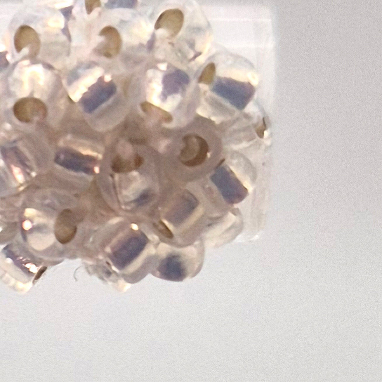Creolen TUBE - Perlen 1mm
