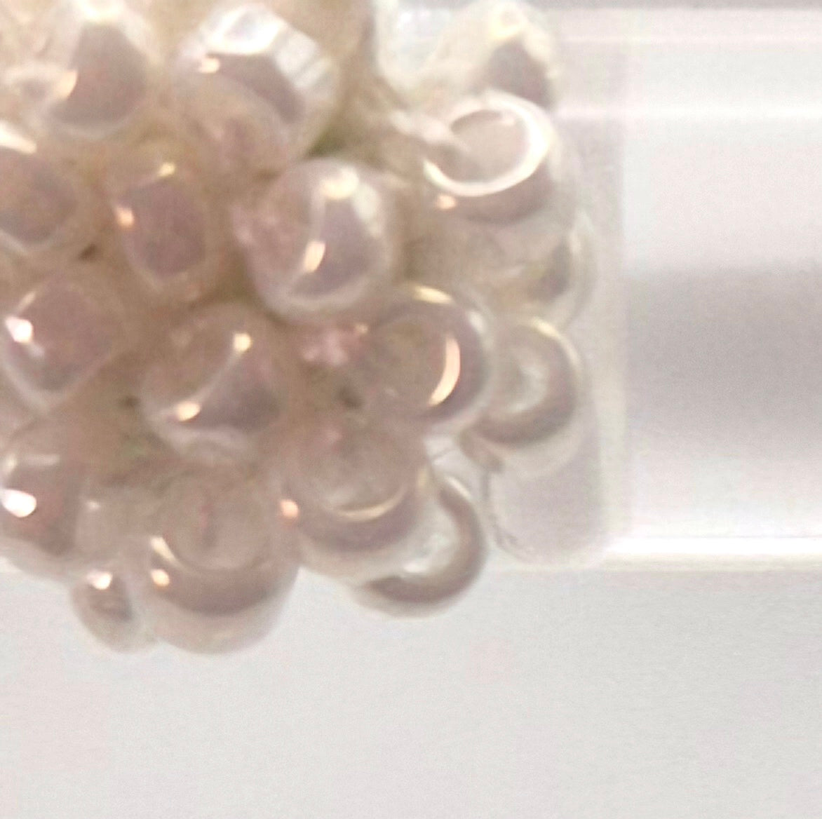 Creolen TUBE - Perlen 1mm