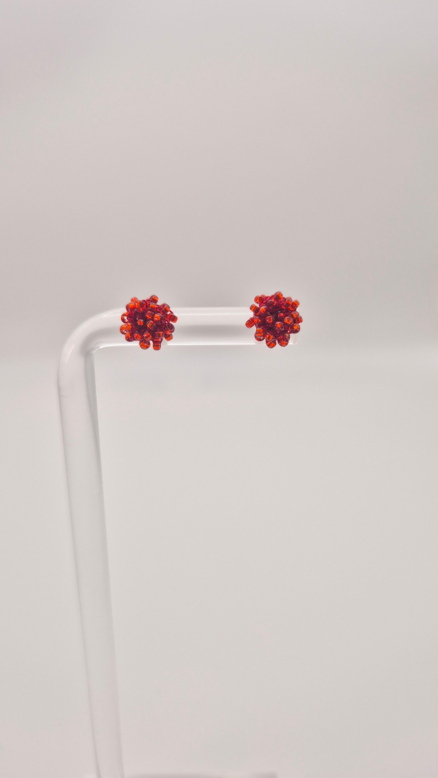 Ohr-Stecker LINNSI - Linse 6mm | Perlen 1mm