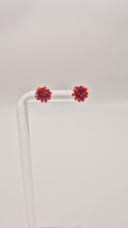 Ohr-Stecker LINNSI - Linse 6mm | Perlen 1mm